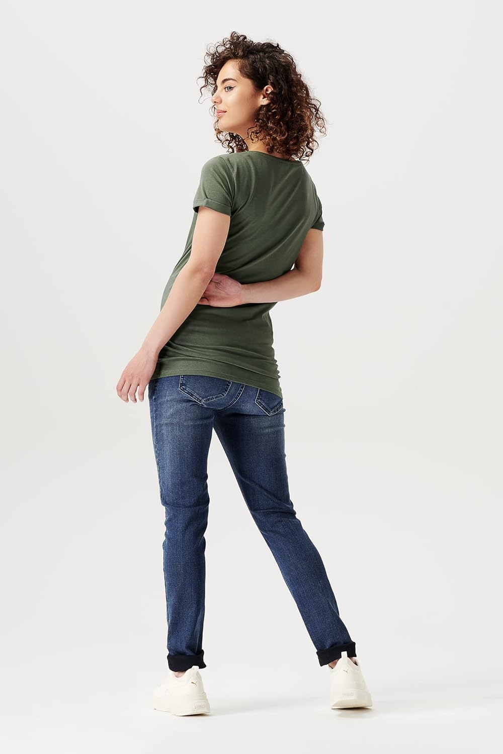 Supermom Damen Austin Over The Belly Skinny Jeans 27 Blue Denim - P327, 27 Blue Denim - P327
