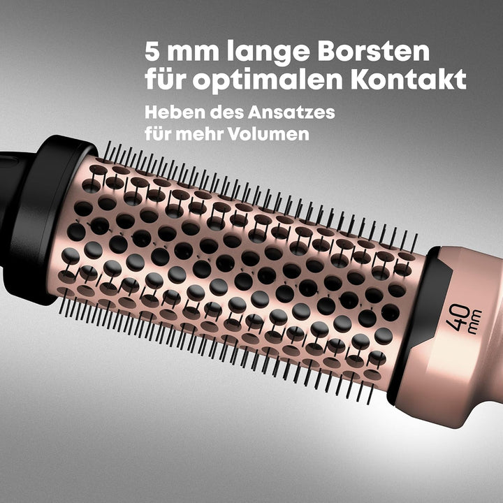 REVAMP Ceramic Hot Brush Styler - 40mm Lockenbürste, Lockenstab Keramik für Locken und Wellen - Ione