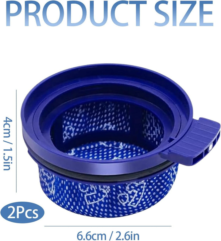 4 Stück Staubsaugerfilter, Waschbarer Mikrofilter, Staubsauger-Filterzubehör, Kompatibel mit Samsung