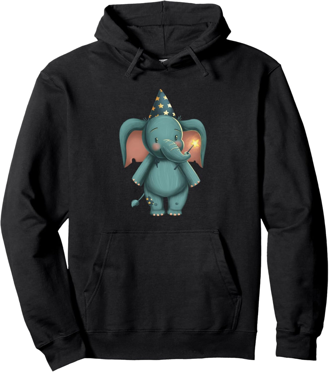 Niedlicher Geburtstags-Baby-Elefant Pullover Hoodie