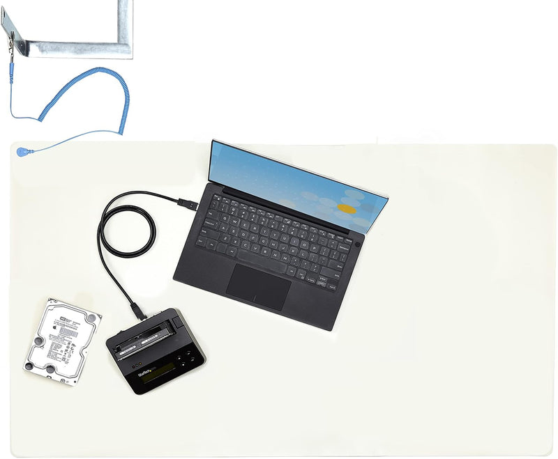 StarTech.com ESD Matte, Elektronikreparatur Antistatikmatte, Antistatische Matte/Tischmatte, lösbare
