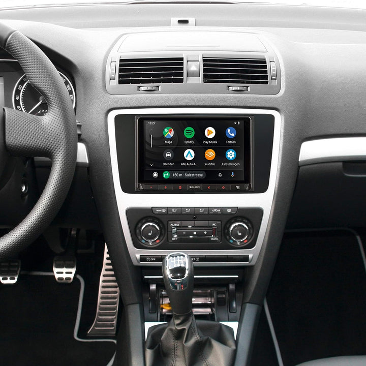 ZENEC Z-N528: 2-Din Autoradio/Infotainer, Multimediasystem mit 17,1 cm / 6,75“ Touchscreen, DAB+, Bl