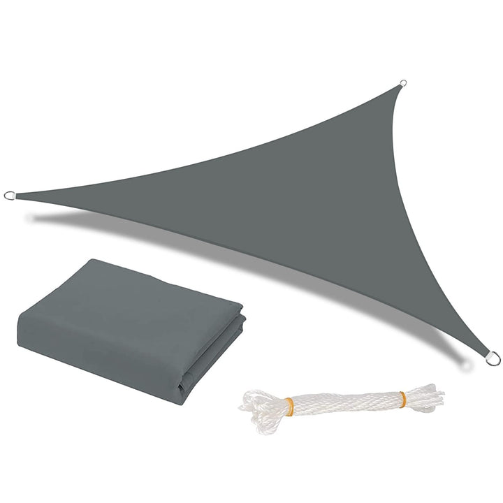 Sonnensegel Dreieck 2,5 x 2,5 x 2,5m Wasserdicht Sonnenschutz inkl Befestigungsseile PES Polyester m