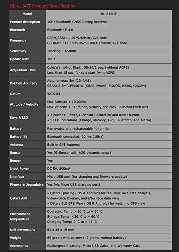 Qstarz BL-818GT GPS Empfänger Fahrzeugtracker Rot