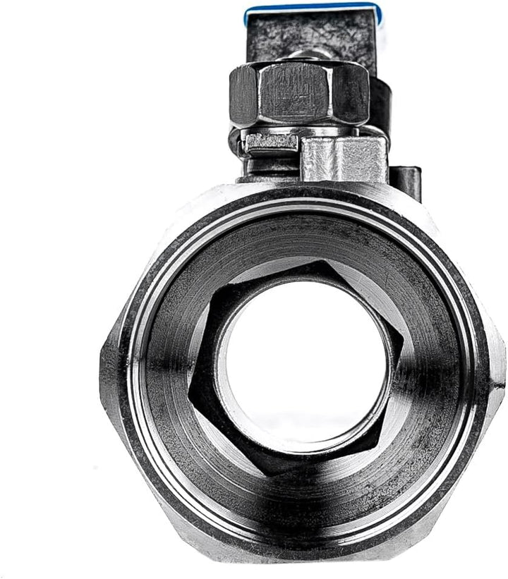 FSA Kugelhahn Edelstahl 316 1 1/2" 1-Teilig 2-Wege