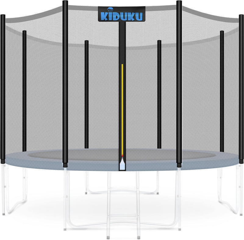 KIDUKU Trampolin Ersatznetz Sicherheitsnetz Trampolinersatznetz Ø 244 305 366 427 cm Schwarz 427 cm