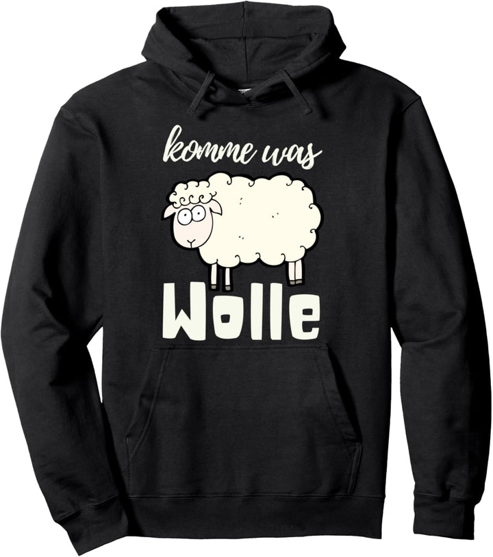 Komme Was Wolle Süsses Schaf Geschenk Wollknoll Nähen Häkeln Pullover Hoodie