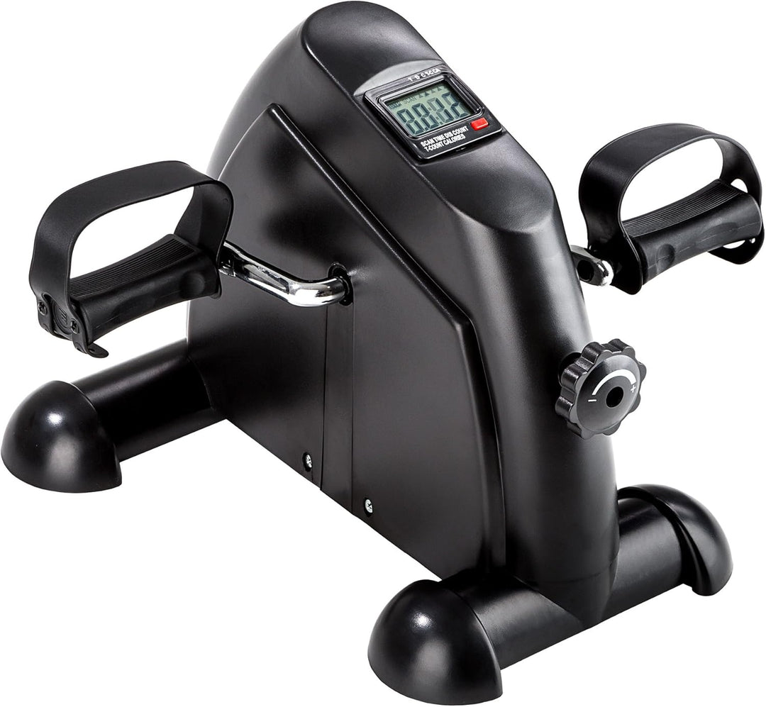 tectake® Pedaltrainer, Mini Heimtrainer Fahrrad, Armtrainer und Beintrainer, Tischfahrrad Deskbike m
