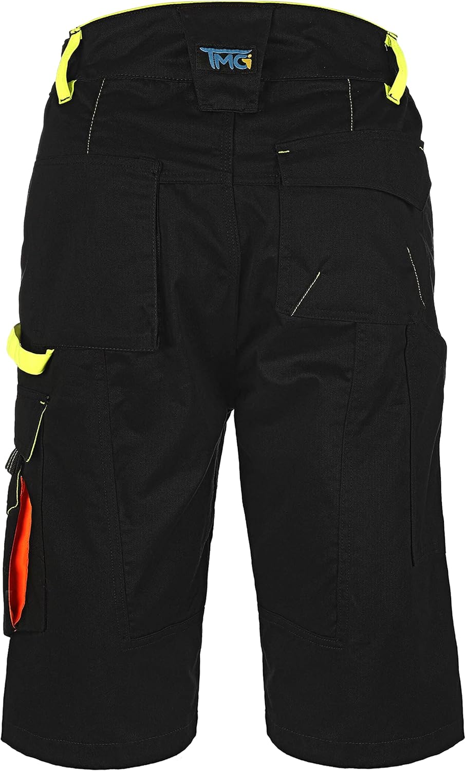 TMG | Profile Arbeitsshorts für Herren, komfortabel, Kurze Schutzhose mit Werkzeugtasche, mit Stretc