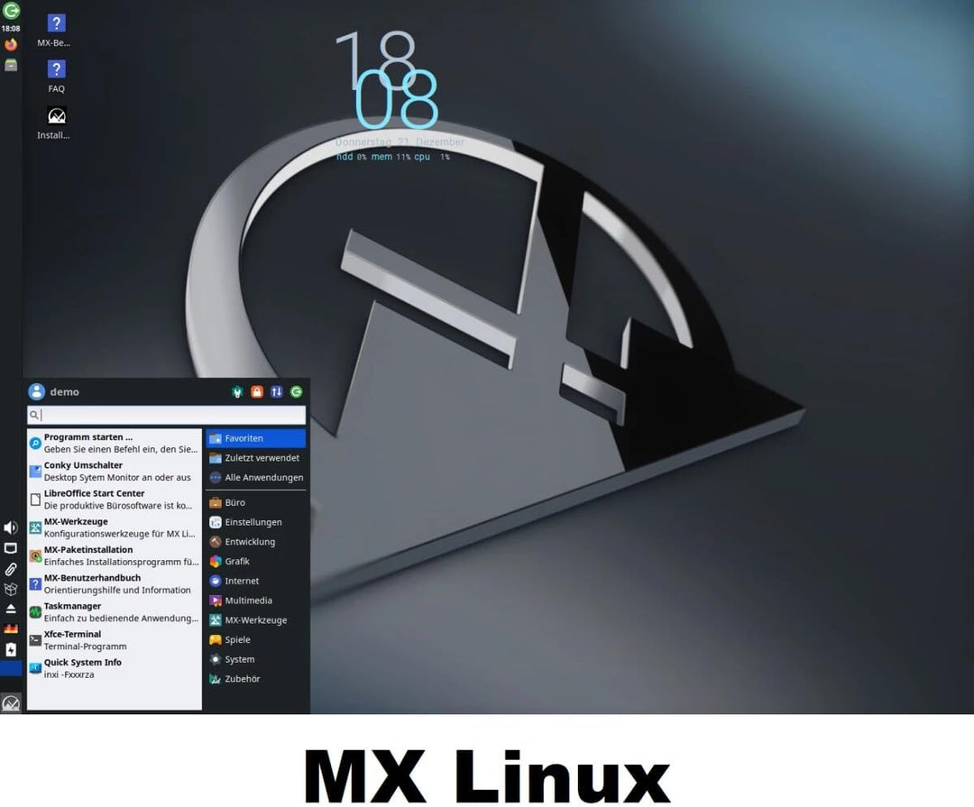 Best of Linux Edition 1/2024 (64 Bit) auf DVD