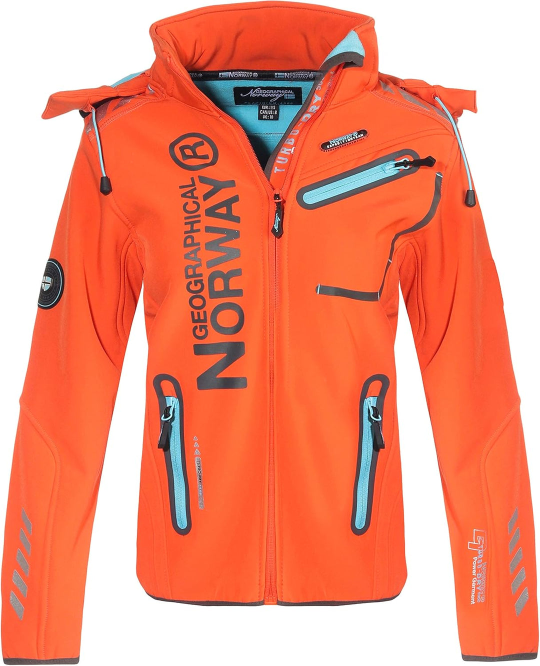 Geographical Norway Damen Jacke Softshell, Rose Koralle