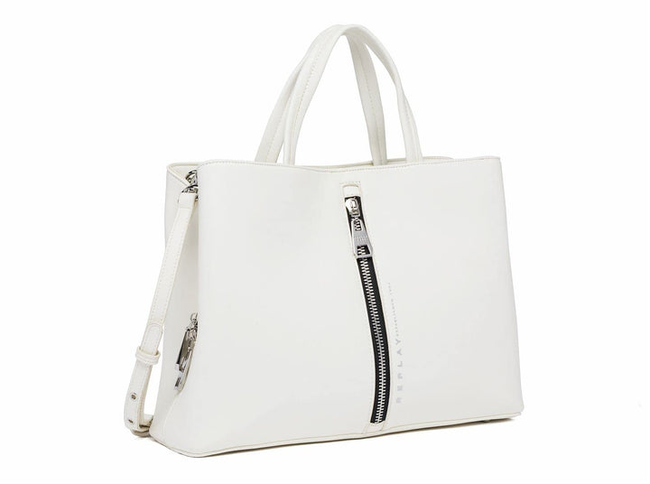 Replay Damen Fw3321 Handtasche 001 Opt White, 001 Opt White