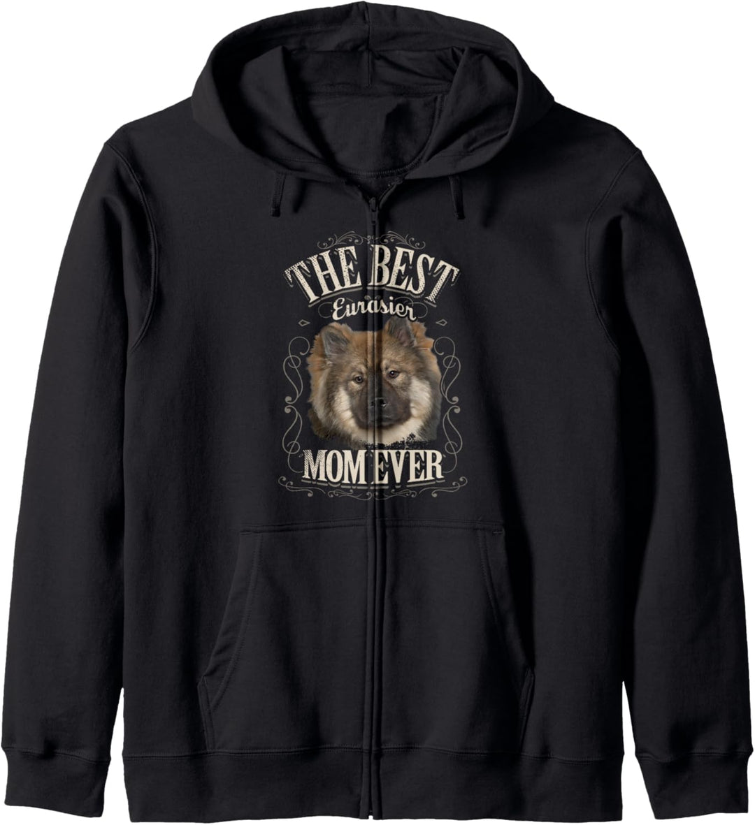 Best Eurasier Mom Ever Eurasian Dog Vintage Geschenke Frau Kapuzenjacke