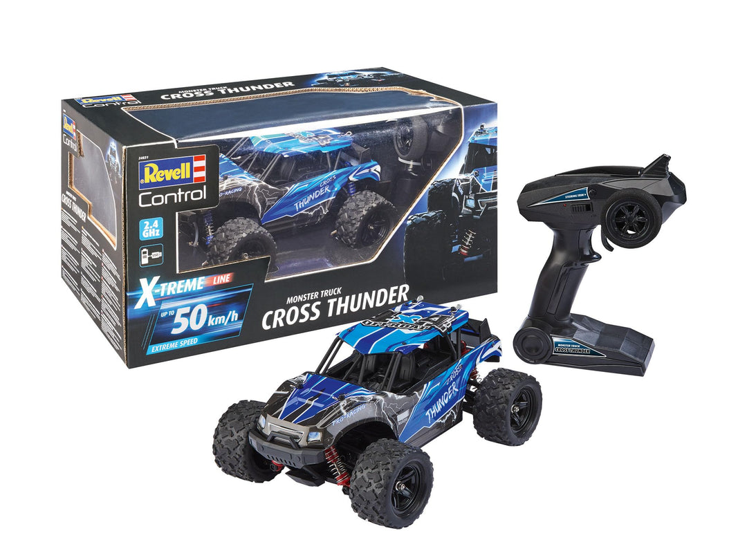 Revell Control X-TREME Monster Truck "Cross Thunder" I RC-Truggy im Massstab 1:18 I Allradantrieb un
