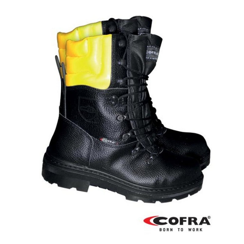 Cofra Woodsman 25580-000 Sicherheitsstiefel, schwarz / gelb, Grösse 45 45 EU, 45 EU