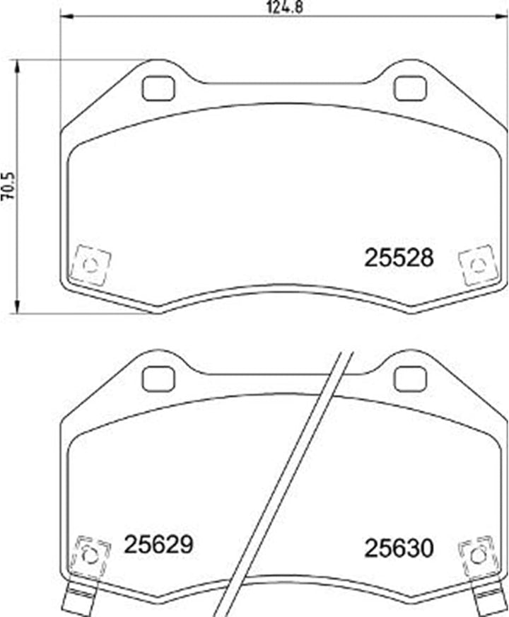BREMBO P 59 094 Bremsbeläge