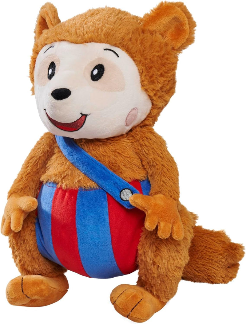 Simba 109241017 - Bobo Siebenschläfer Kuscheltier, Sing mit mir Plüschtier, spielt Musik, 35 cm gros