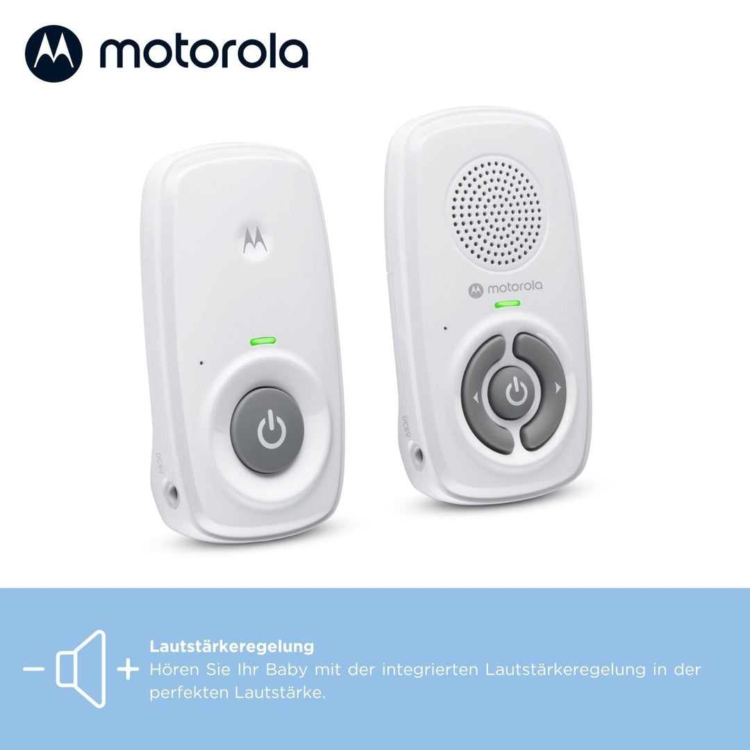 Motorola Nursery AM21/MBP21 Babyphone Audio - Digitales Babyfon mit DECT-Technologie zur Audio-Überw