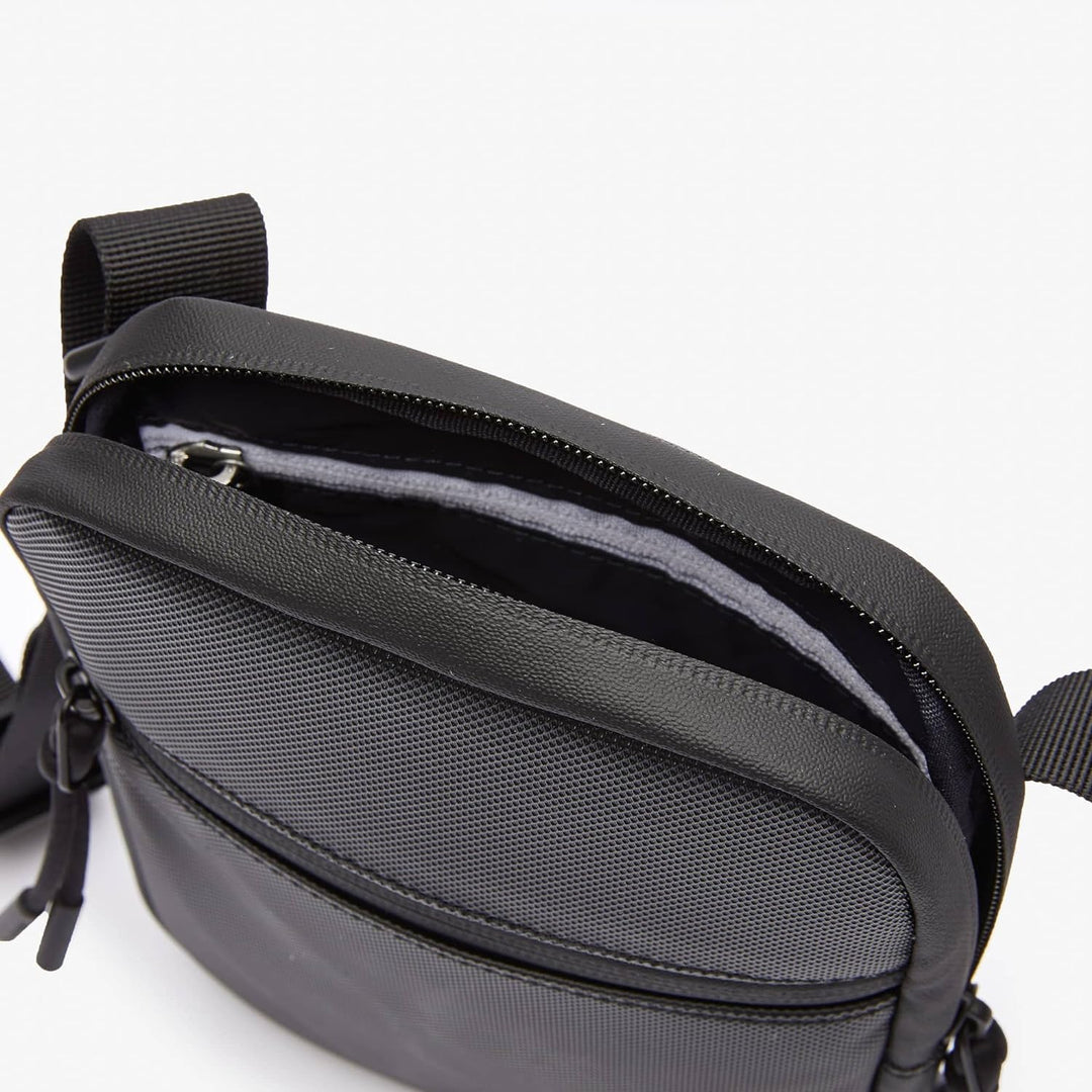 Lacoste Herren Nh3307lv Schultertasche Schwarz, Schwarz