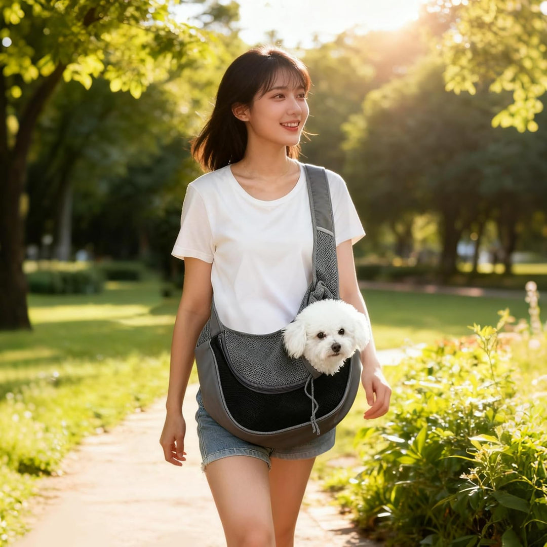 Tragetücher Hunde, Grosse Hunde-Handtasche, 16,5 x 11,8 Zoll Haustier-Schultertasche für Welpen mit