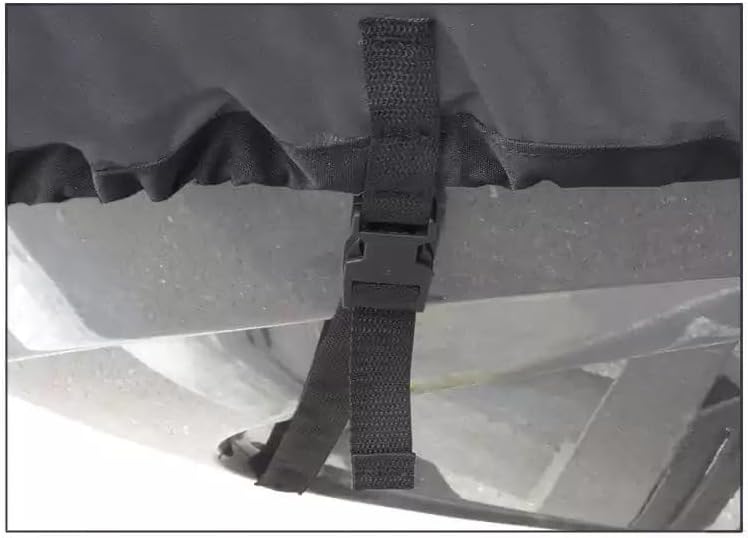 Oceansouth Jet Ski Abdeckplane Grau-Schwarz (Verschiedene Grössen) 2.9m - 3.4m, 2.9m - 3.4m
