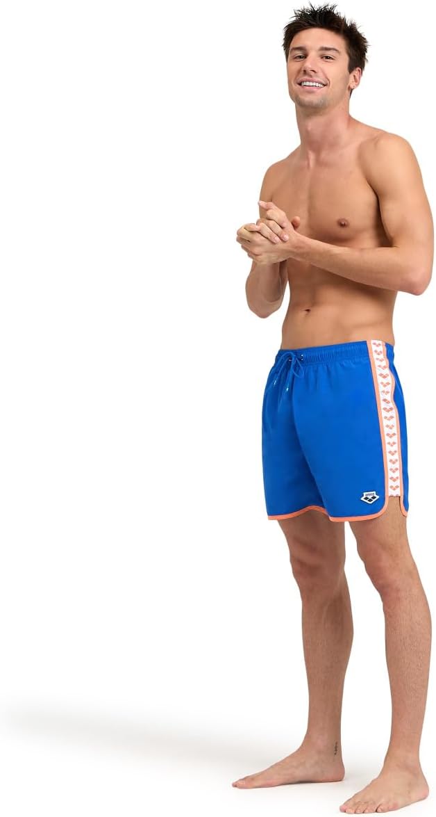 Arena Herren M Icons Team Stripe Boxer Swim Trunks (1er Pack) M Royal-nespola, M Royal-nespola