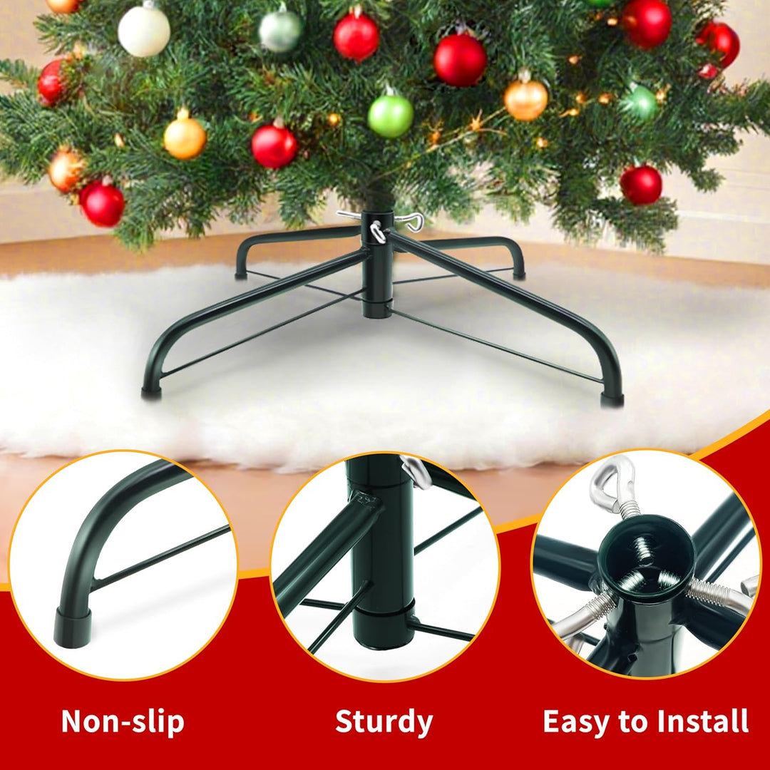 Christbaumständer 40/50/60 cm - Baumständer für Künstliche Weihnachtsbaum Kreuz Basis 150/210/240 cm