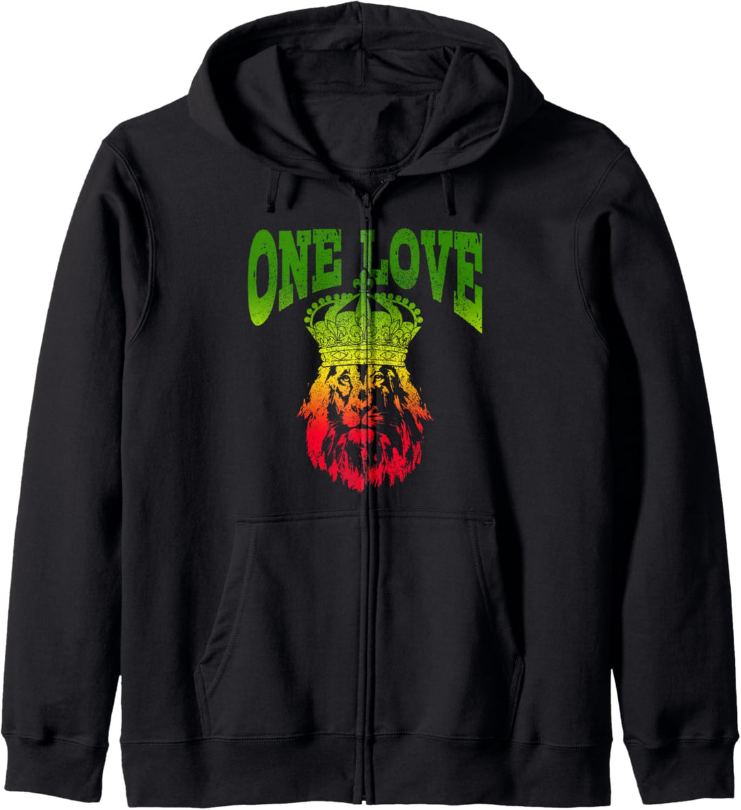 Reggae Musik Lion Of Judah Rastafari Rasta Kapuzenjacke