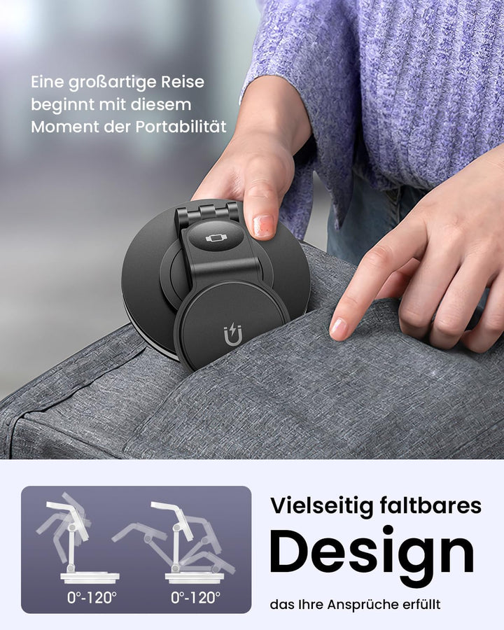 Mag-Safe Ladegerät,3 in 1 Faltbar Ladestation für Apple Watch und iPhone & Airpods,Wireless Charger