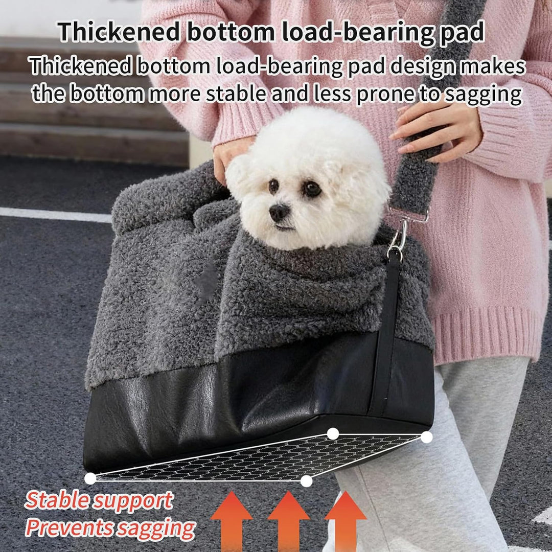 Tragetasche für kleine Hunde, wasserdicht, warm, mit Sicherheitsgurt, Schnalle, für kleine und mitte