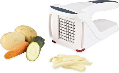 Zyliss E910025 Pommesschneider, Weiss, Pommes-frites und Gemüseschneider, 5 Jahre Garantie, Weiss