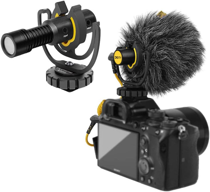 Deity V-Mic D4 Mini Microphone On-Camera Microphone Head Mic TRS 3.5MM for Vlog Video Studio DSLR Ca