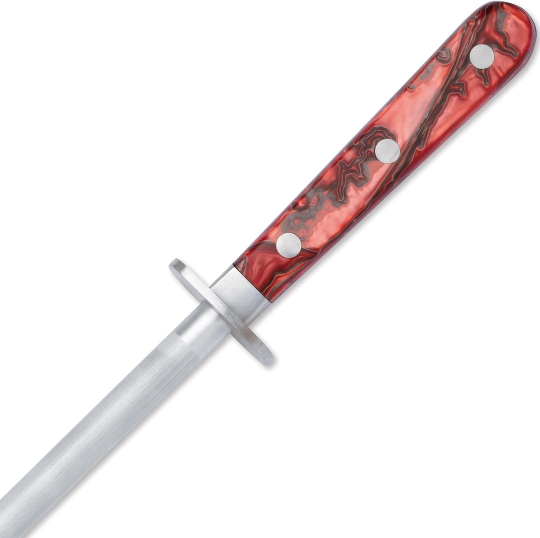 GIESSER seit 1776 - Made in Germany - Wetzstahl 25 cm Red Diamond, PremiumCut Steel No 1, Messerschl