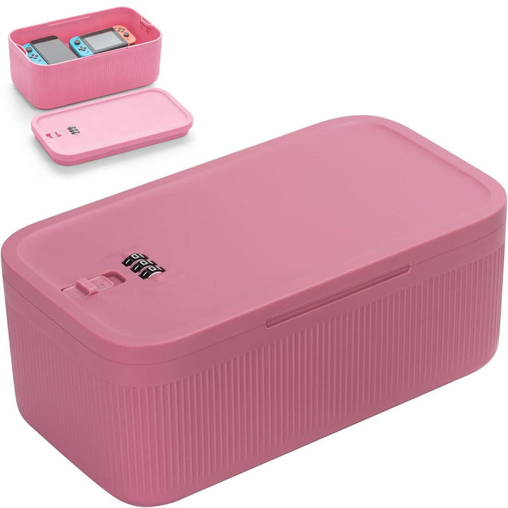 Mini Tresor Klein Abschliessbare Box 3-stellig Zahlenschloss Box, Kleine abschliessbare Box mit Komb