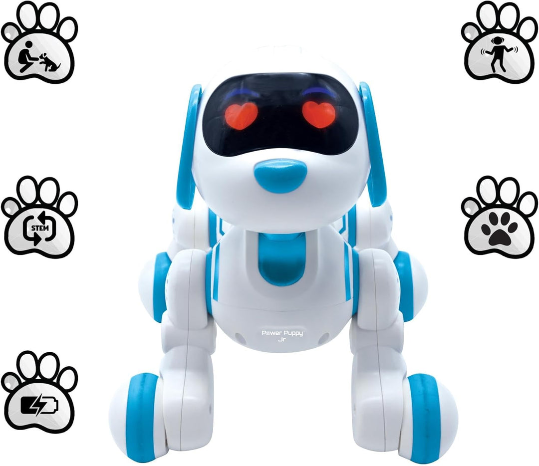 Lexibook Power Puppy® Jr - Mein Kleiner Ferngesteuerter Roboterhund zum Trainieren - Roboterhund mit