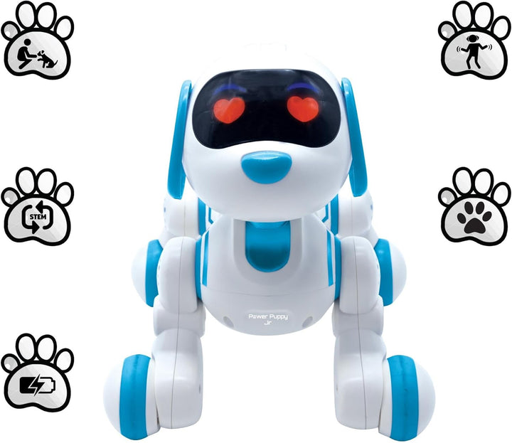 Lexibook Power Puppy® Jr - Mein Kleiner Ferngesteuerter Roboterhund zum Trainieren - Roboterhund mit
