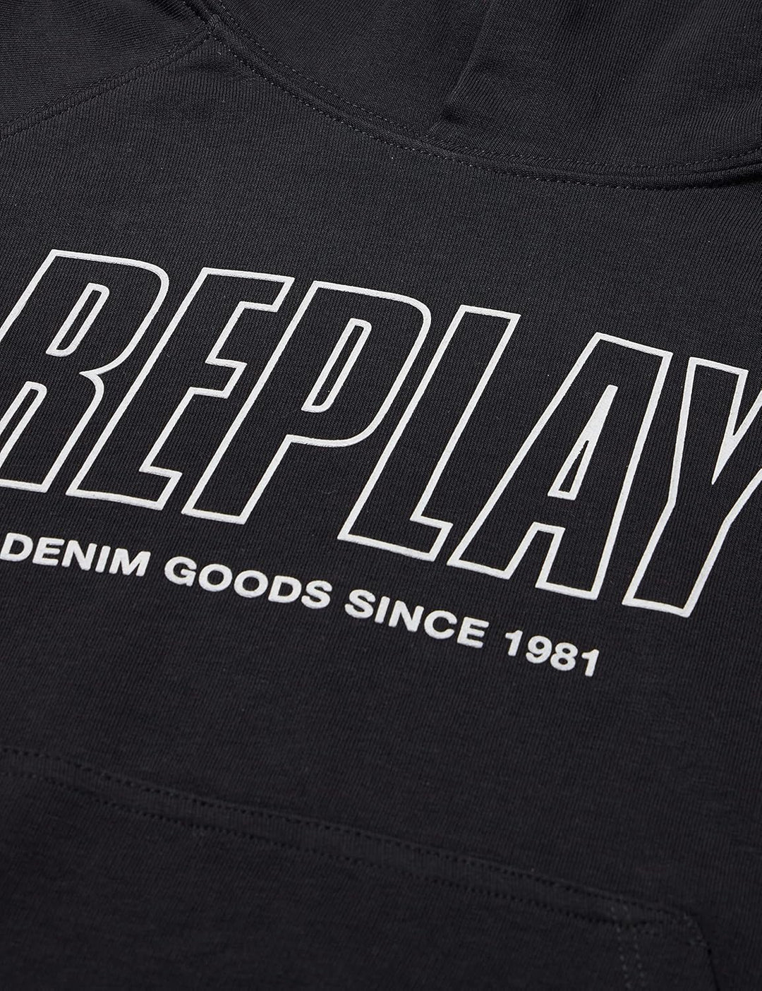 Replay Jungen Kapuzenpullover 4 Jahre Schwarz (098 Black), 4 Jahre Schwarz (098 Black)