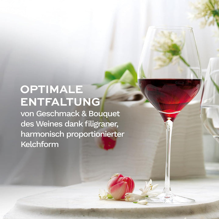 Stölzle Lausitz Rotweingläser Exquisit Royal 480ml I Rotweingläser 6er Set I Weingläser spülmaschine