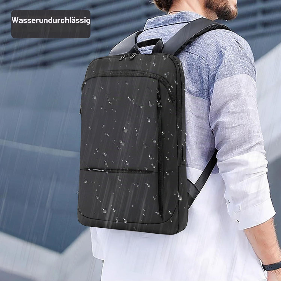 AUGUR Business Slim Rucksack Herren 15,6 Zoll wasserdicht Laptop-Rucksack leichte kleine Rucksäcke f
