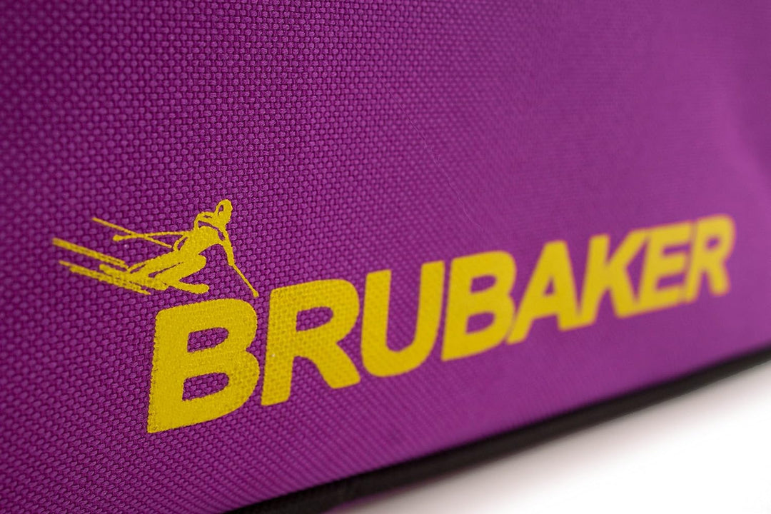 BRUBAKER Skischuhtasche Helmtasche Skischuhrucksack Superfunction Lila Gelb - Limited Edition