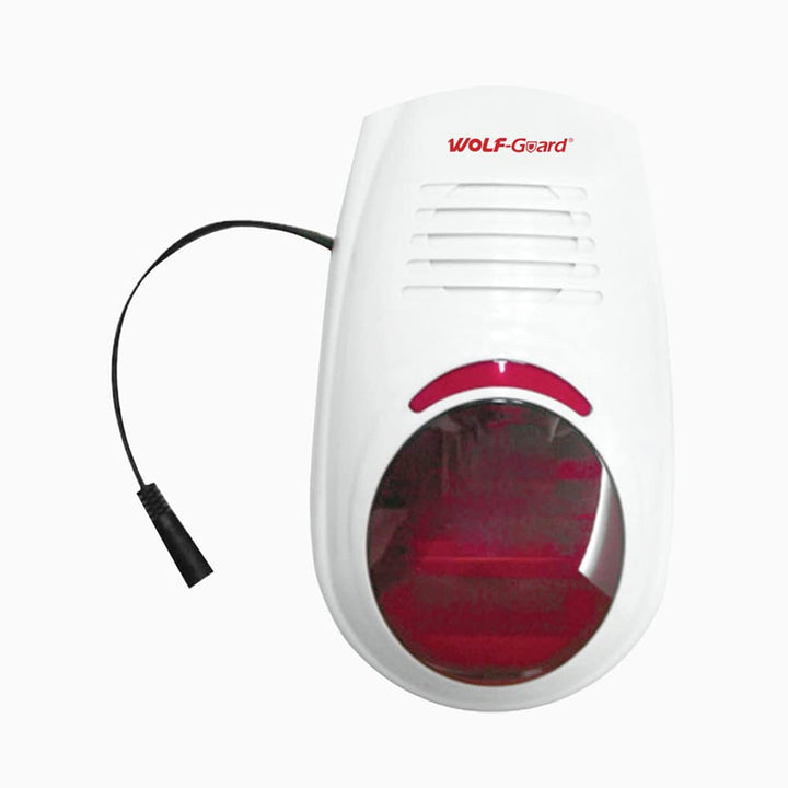 Wolf Guard JD-W03 Wireless Strobe Sirene Alarm 110dB Wasserdicht Outdoor für Sicherheit Einbruchmeld