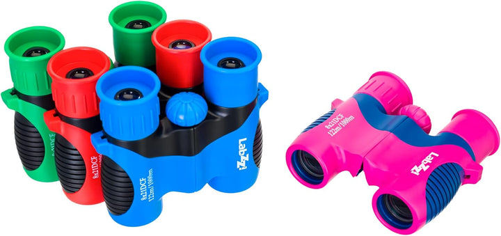 Levenhuk LabZZ B2 Red Berry Kompakt-Fernglas für Kinder, Farbe Rot, Red Berry