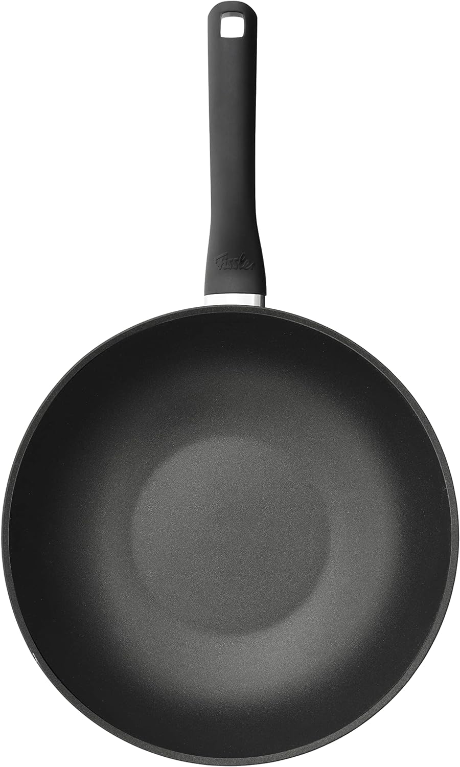 Fissler Cenit / Aluminium-Wok, Asia-Pfanne (Ø 28 cm) beschichtet, antihaftend, hoher Rand - Induktio