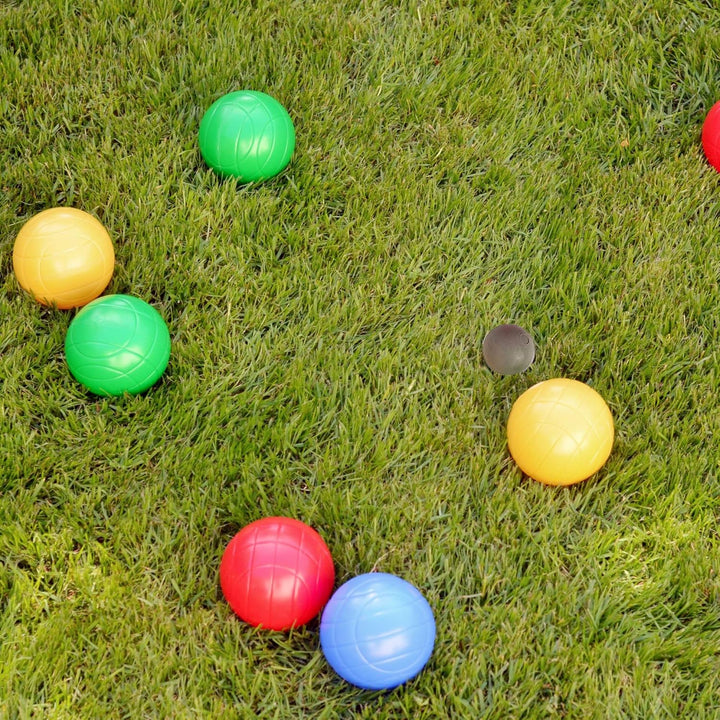 HTI Toys & Games 8 Piece Boules Carry Case , Garden Games for Kids Camping and Holiday Games , Outdo