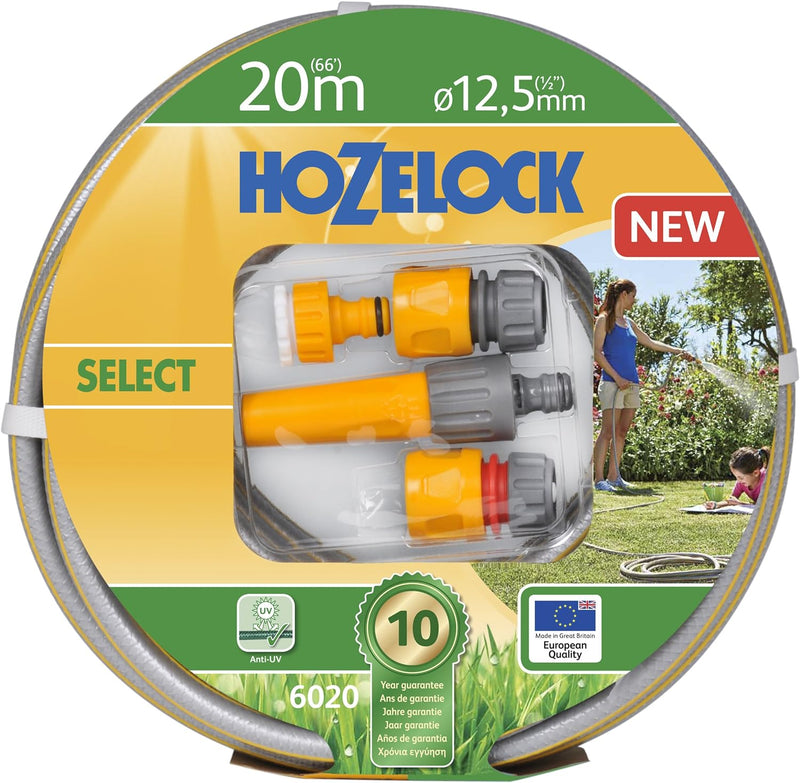 Hozelock Tricoflex Wasserschläuche Select Schlauchset, grau