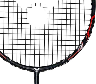 VICTOR Ultramate 6 Badmintonschläger für Einsteiger aus Carbon + Aluminium schwarz/rot Ultramate 6 S