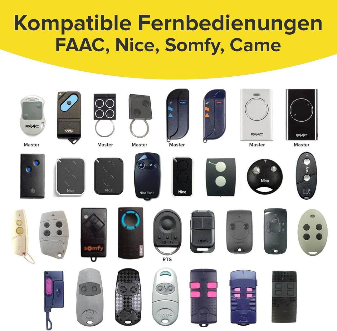1Control Solo EVO, Drahtloser Bluetooth Toröffner, Garagentoröffner für Mobiltelefon zum Öffnen von