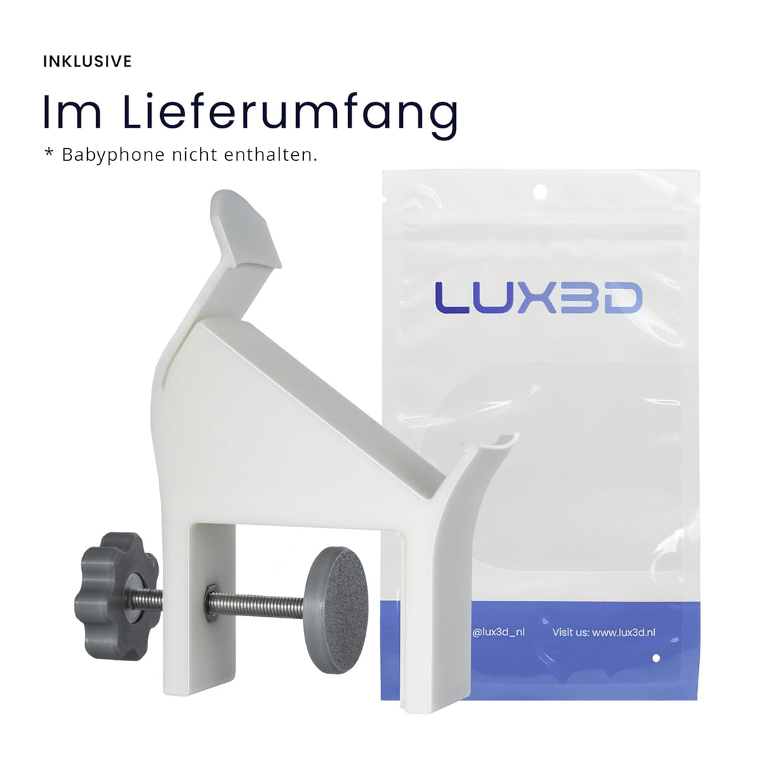 Halterung für Philips Avent Connected SCD923/26 - Halterung babyphone - Für Bettstangen von 15 bis 4