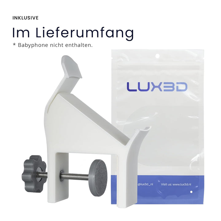 Halterung für Philips Avent Connected SCD923/26 - Halterung babyphone - Für Bettstangen von 15 bis 4