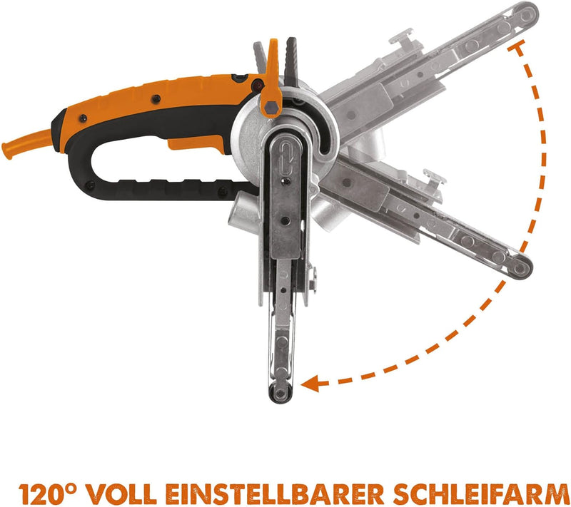 Evolution Build Feilenschleifer, Präzisionsschleifer mit Schleifarm, voll einstellbar bis 120°, 400